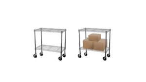 2 Tier Wire Cart – WS1830CW 2 Tier Wire Cart - WS1830CW
