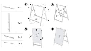 DETACHABLE SQUARE TUBING A-FRAME INSTRUCTIONS