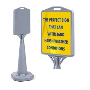 Plastic Weighted Floor Sign Holder