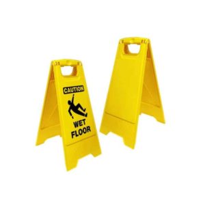 YELLOW TENT SIGN HOLDER - YTS002