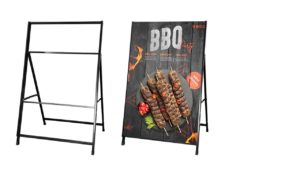 Single Side A-Frame2329 – Sandwich Board Heavy Duty Slide-in Sidewalk Signboard Street Advertising Single Side A-Frame2329 - Sandwich Board Heavy Duty Slide-in Sidewalk Signboard Street Advertising