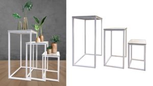 Nesting Display Table Set Nesting Display Table Set