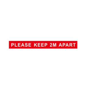 "Please Keep 2M Apart" Sticker