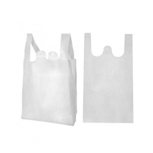 Artboard 1 Non-Woven T-Shirt Bag (White)