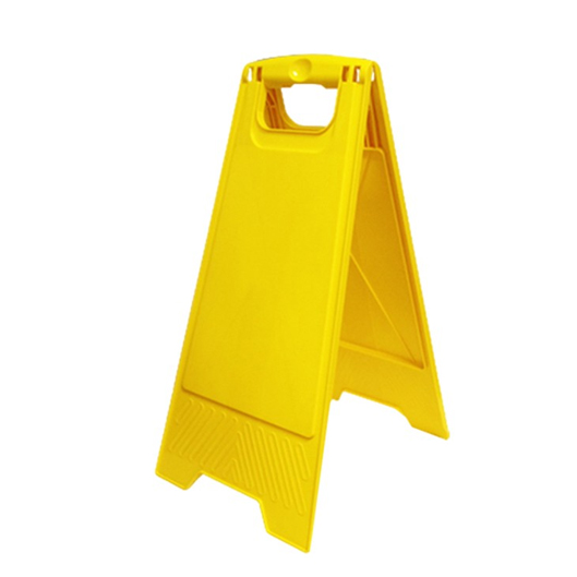 Yellow Tent Sign Holder - Blank