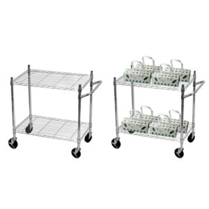 Artboard 2 2 Tier Wire Shelf Hand Cart