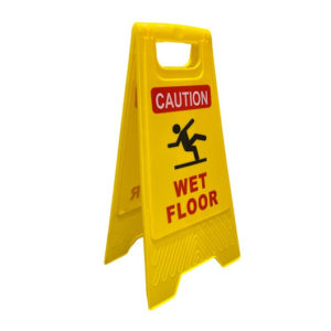 Artboard 4 Yellow Tent Sign Holder - Wet Floor