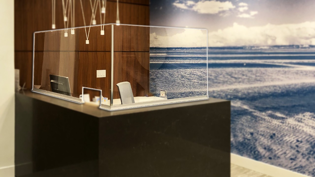 Countertop Acrylic Shield Protection - Image 2
