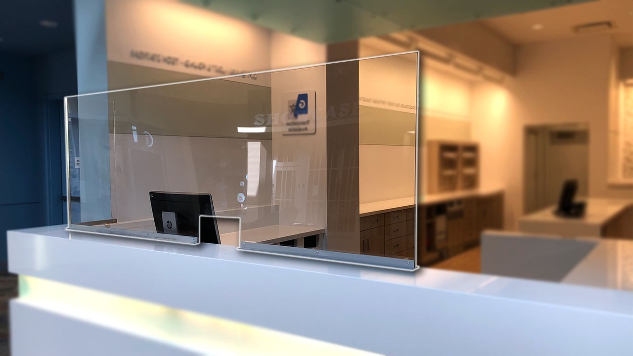 Countertop Acrylic Shield Protection - Image 3