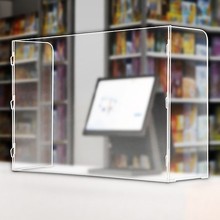 countertop-removable-plexiglass-barriers Countertop Removable Plexiglass Barrier