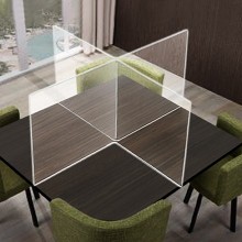 Tabletop 90° Acrylic Shield