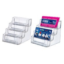 4-Bay Business Card Acrylic Holder - CTS0172