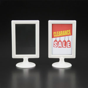 Artboard 1 Countertop Sign Holder White - CTS0222W