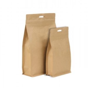 Grease Resistant Interior Zip Lock Paper Bags
