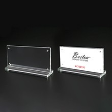 Magnetic Acrylic Sign Holder 8"W x 4"H - CTS0193