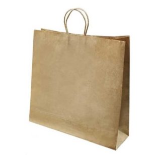 polka-pe-low-density-plastic-bags Twisted Paper Handle Bags 16"