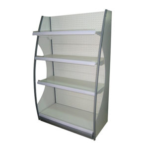 A83S Gondola Shelf End Unit Ivory - A83S