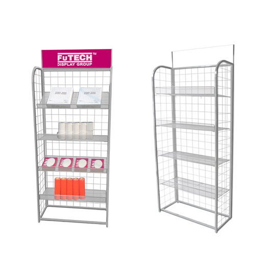 Metal Grid Panel Shelving - A47