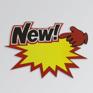 Burst 2 Burst Showcards New with Red Finger