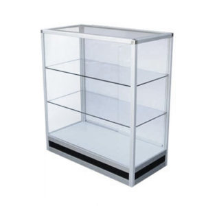 3 Tier Glass Showcase - GS002
