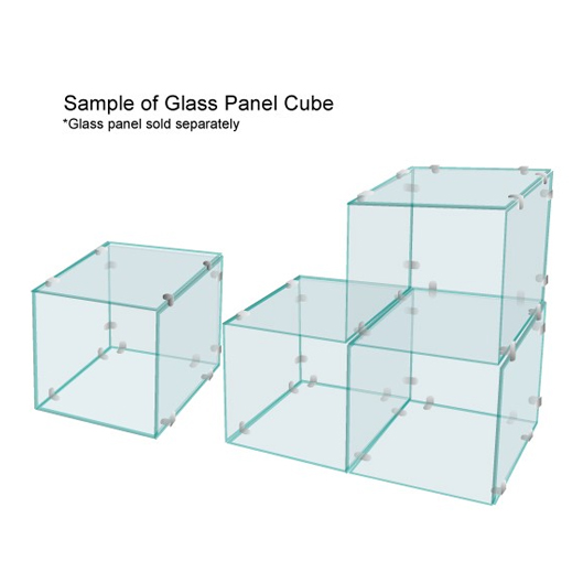 Glass Cube Shelf