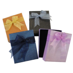 JG02 Ribbon - Necklace & Earring Boxes - JG02