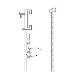 MC001 Plastic Merchandise Clip Strip - MC001