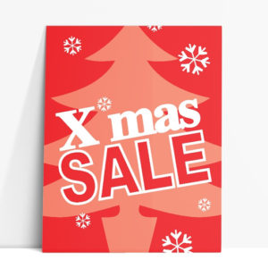 PSP002 X'Mas Sale Paper Stock Poster - PSP002