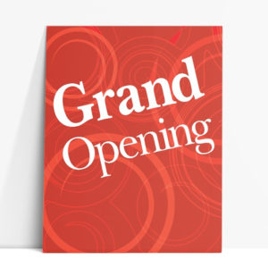 Grand Opening Poster - PSP006