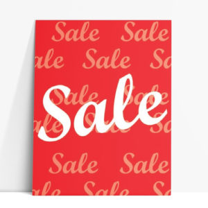PSP007 Sale Paper Stock Poster - PSP007