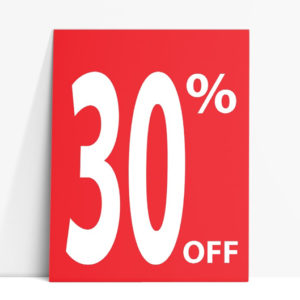 30% OFF Paper Stock Poster - PSP030