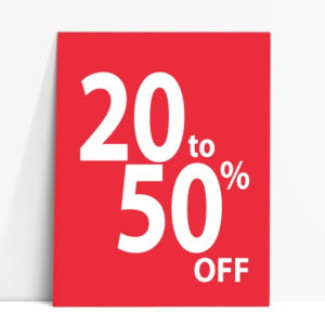 PSP2050 20-50% OFF 22"W x 28"H paper Stock Poster - PSP2050