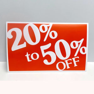 SCARD007 Show Card - SCARD007