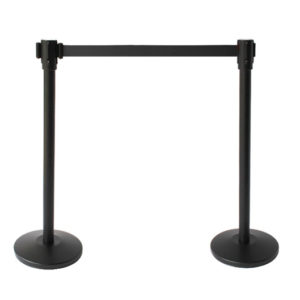4 Way Stanchion Post - ST005BLK