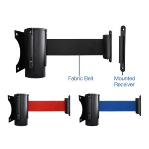 STP002 Wall Mounted Tensabarrier & Receiver - STP002