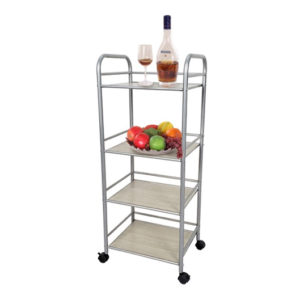 UR1606S Utility Wood Shelf Rolling Rack - UR1606S
