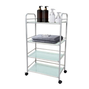 UR2402S Utility Glass Shelf Rolling Rack - UR2402S