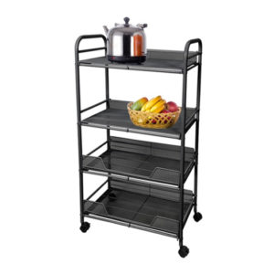 UR2404B Utility Mesh Shelf Rolling Rack - UR2404B