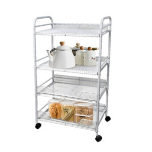 UR2404W Utility Mesh Shelf Rolling Rack - UR2404W