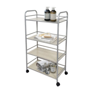 UR2406S Utility Wood Shelf Rolling Rack - UR2406S