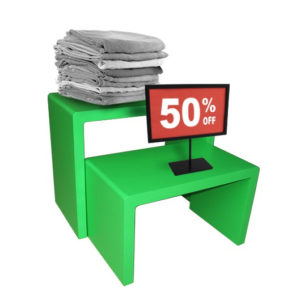 WR-001G Display Tables Green - WR-001G