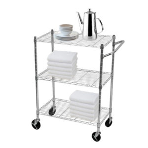 3 Tier Wire Cart - WS3036CW