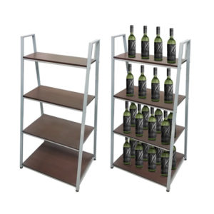 4 Tier Wood Shelf - A73