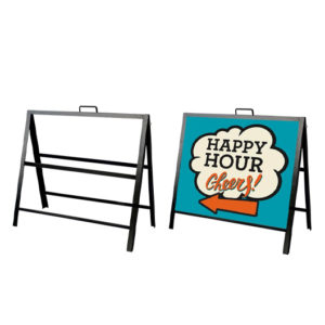 Angled Metal A-Frame - 30"W x 24"H  AFRAME008