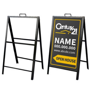 Angled Metal A-Frame - 18"W x 32"H  AFRAME012