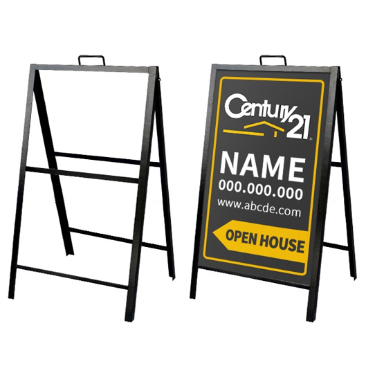 Angled Metal A-Frame - 18"W x 32"H AFRAME012