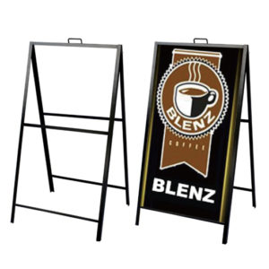 Angled Metal A-Frame - 24"W x 48"H  AFRAME016