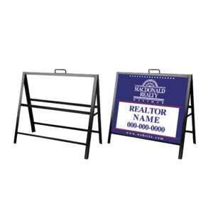 Angled Metal A-Frame - 24"W x 18"H  AFRAME007