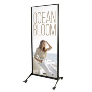 BH-180 Rolling Poster Stand - BH-180