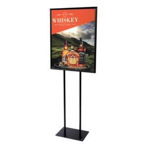 BH-28B Bulletin Sign Holder Black - BH-28B